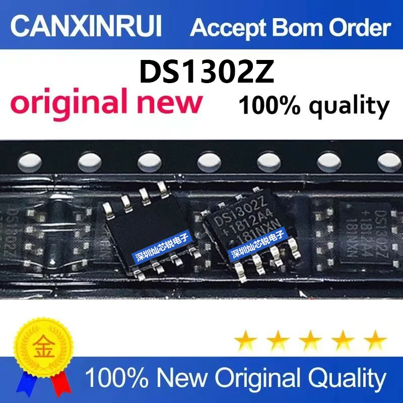 (5-100pieces)Brand new domestic DS1302 DS1302Z DS1302ZN SMD SOP8 real-time clock IC