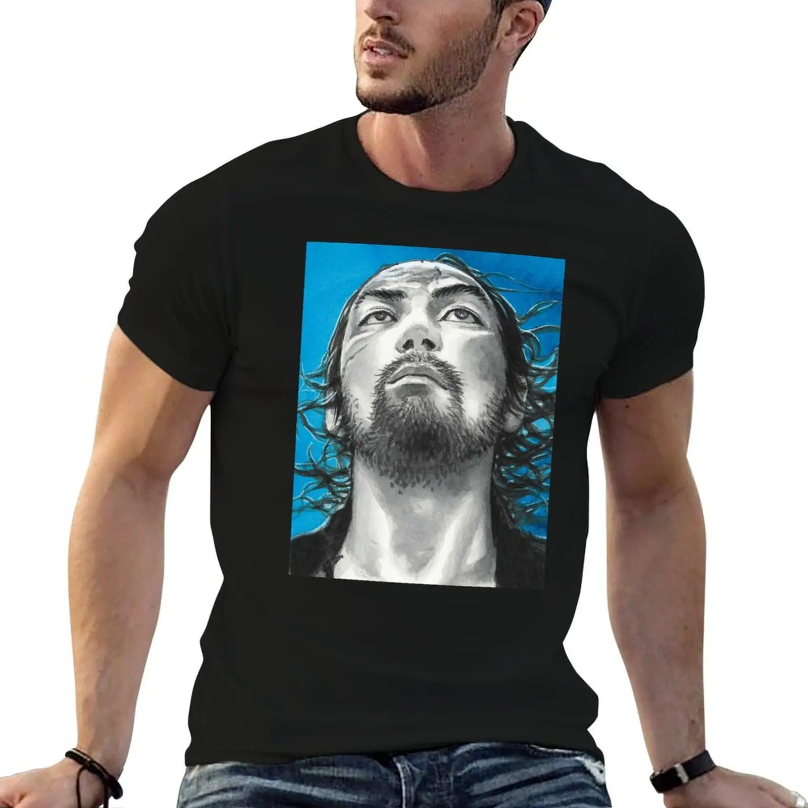 

Vagabond_Miyamoto Musashi T-Shirt cotton t shirt man g man t shirts for men man t shirt designer T-shirt