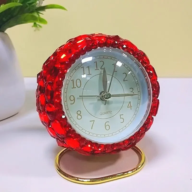 Modern Table Clocks Creative Living Room Desk Clock Bedroom Silent Desktop Watch with Light Interior Decoration Accessories