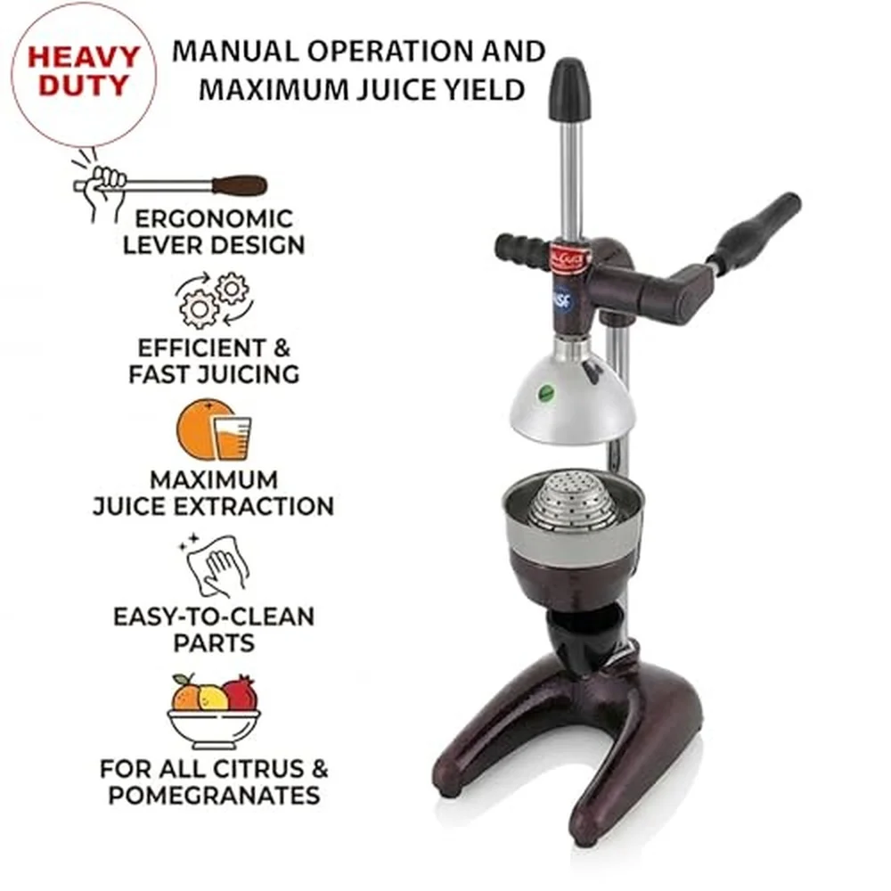 Commercial Grade Citrus Juicer for XL Pomegranate Orange Lemon Grapefruit Professional Cold Press Juicer Heavy Duty