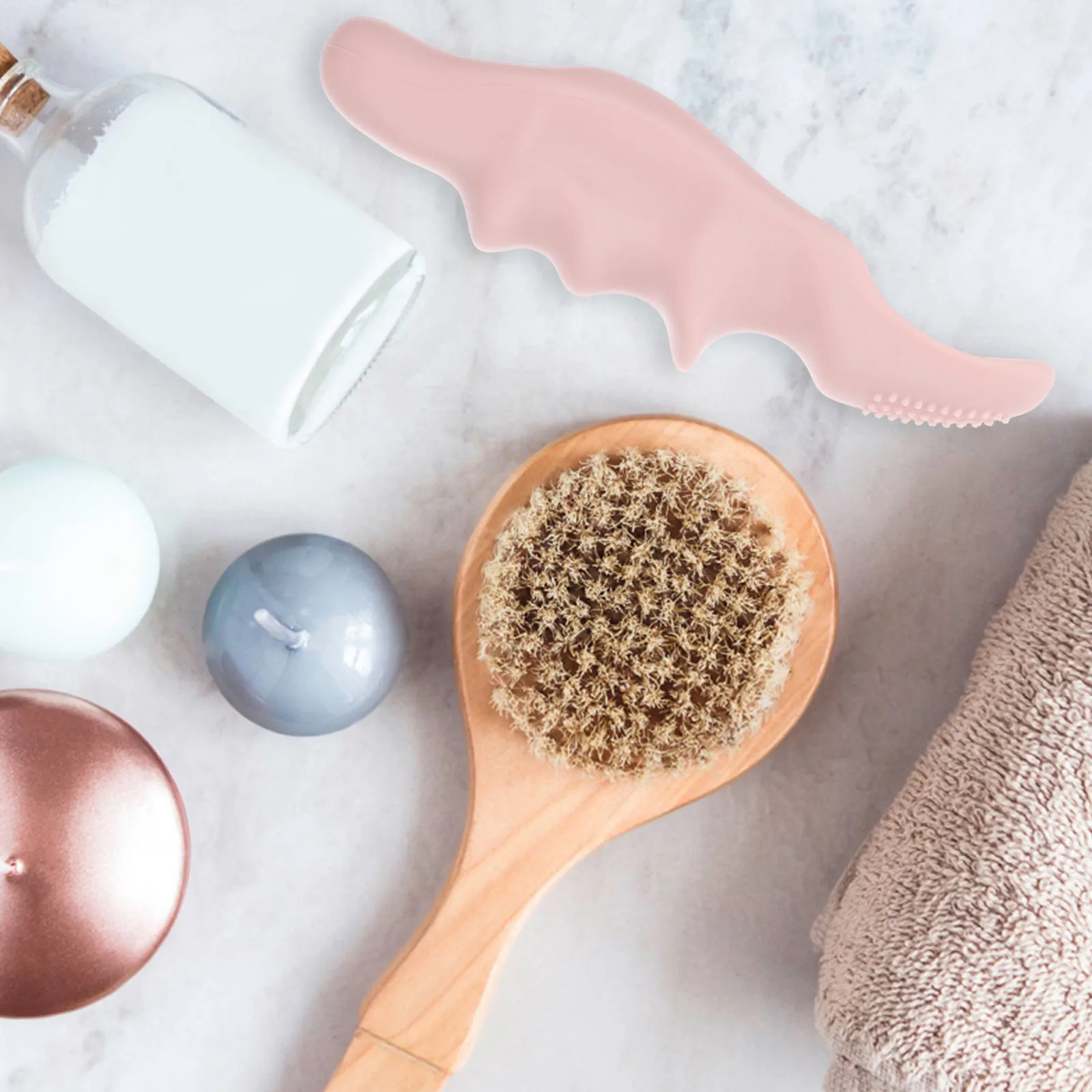 

Многоразовый массажер для пальцев с гладкой поверхностью для эффективного скребкового массажа тела и снятия усталости, компактный домашний массажный аксессуар