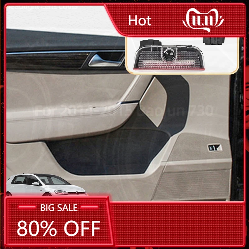 

Polo Golf MK6 7 8 Passat B6 для VOLKSWAGEN VW 2026 Новый светодиодный проектор двери автомобиля Ghost Shadow Добро пожаловать, аксессуары для VW Tigu