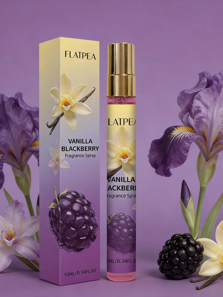 

Sweet Vanilla Blackberry Fragrance Alcohol-free Portable Slim Tube Eau De Toilette Lasting Scent Alluring Fragrance Body Spray