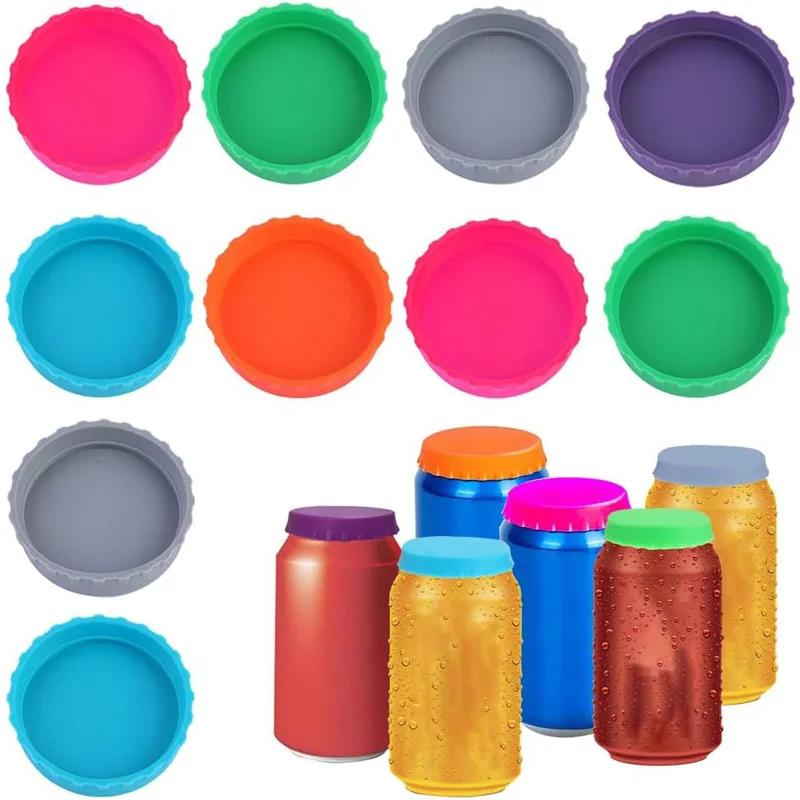 1/3/6PCS Standard Getränkedose Abdeckungen Auslaufsichere Verschlusskappe Rotwein Weiche Kappe Verschlusskappe Getränkedose Deckel Soda Deckel Protektoren