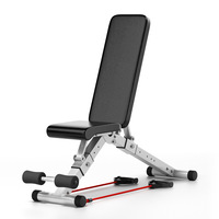 Household Folding Dumbbell Stool, Sit-up Board, Multi-functional Fitness Chair, Adjustable Bench Press