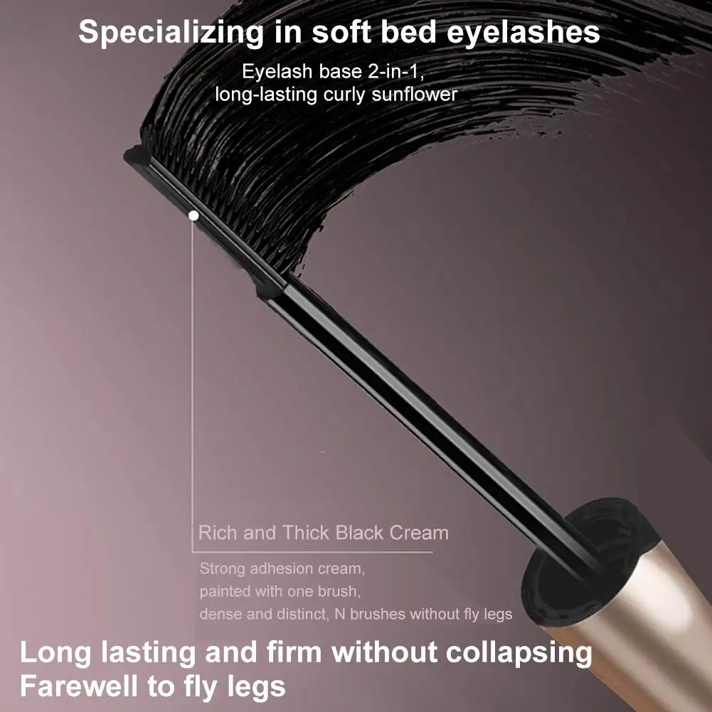 Mascara 4D waterproof pour les cils, volume longue durée, hyper-curl, noir, allongement, marron, sans bavures, Y3o4