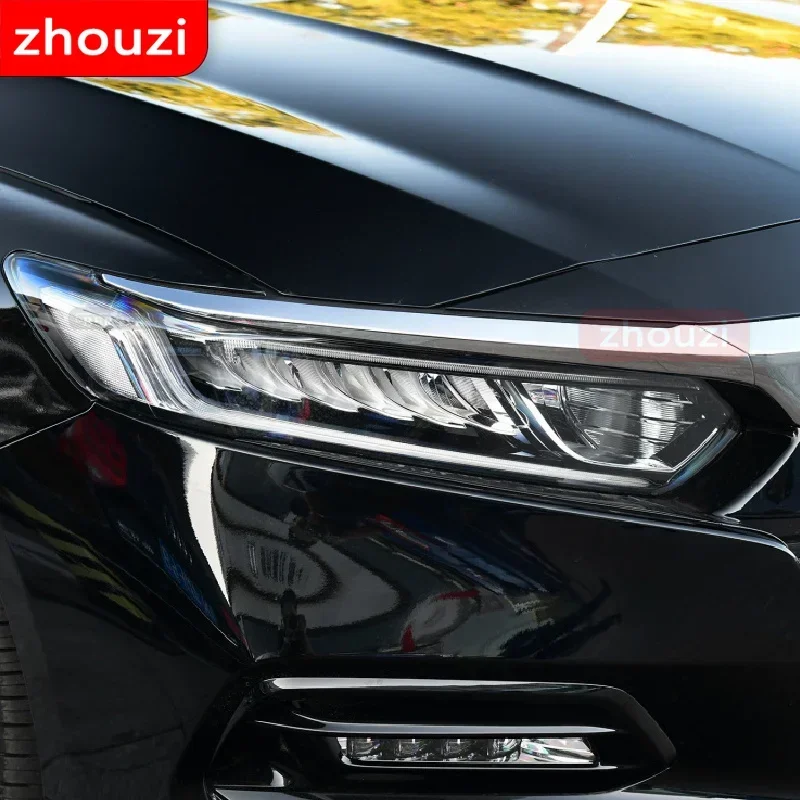 2 Pcs For Honda Civic Accord 10th 2019 Car Headlight Tint Black Protective Film Protection Transparent TPU Sticker Accessories - view 5