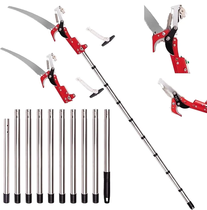 

Manual telescopic tree pole trimmer Garden tools can be extended height adjustable pole for pruning branches and pruning trees
