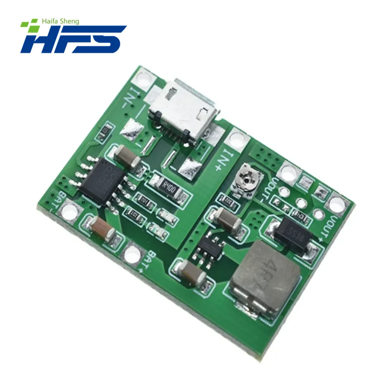 Lithium-Li-Ion 3,7 4,2 V V Batterie ladegerät Board DC-DC Step-Up-Boost-Modul tp4056 DIY Kit Teile