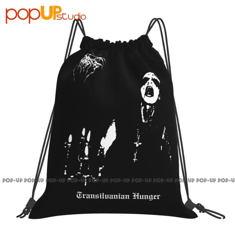 Darkthrone Transilvanian Hunger Black Metal Mayhem Lords Of Chaos Drawstring Bags Gym Bag Shoe Bag Sports Bag