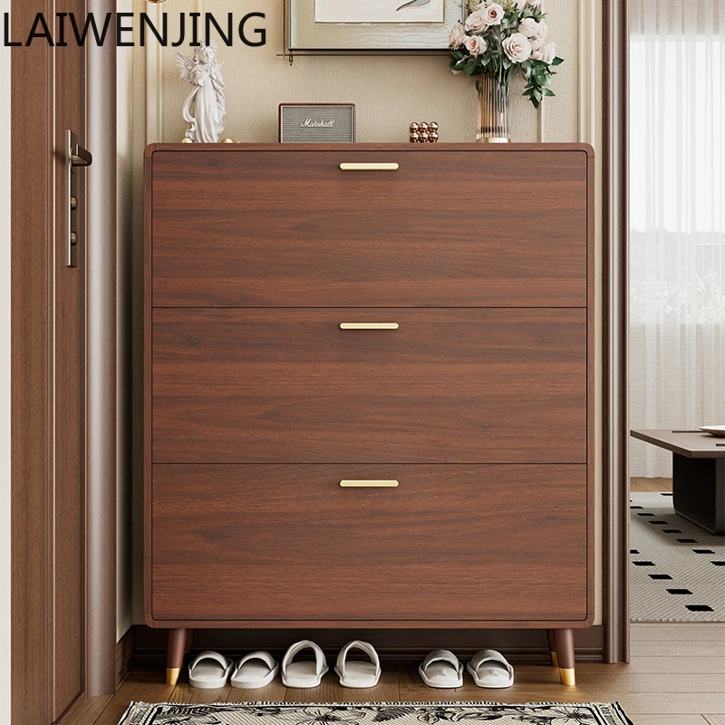 

SGF new Chinese ultra-thin tipping bucket shoe cabinet, simple shoe rack for entrance cabinet