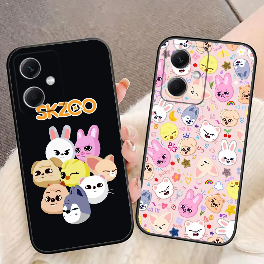 Kpop Stray-kids S-skzoo чехол для телефона для Redmi Note 14 13 12 12S 11 11T 11S 10 9T 9S 9 8T Pro силиконовый чехол Funda Shell Capa