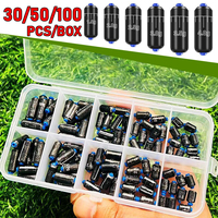 30/50/100PCS Scale Fishing Lead Sinker 1.5-4g Professional Casting Lead Sinker with Scale for Saltwater Freshwater Accessories