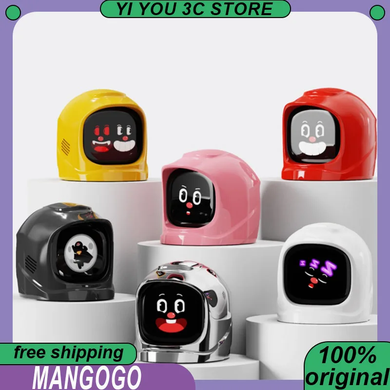 Mangogo Intelligent Car Mounted Electronic Pet Toy Ornaments With Facia Expressions Trendy Vehicle Companion Decorations For Kid