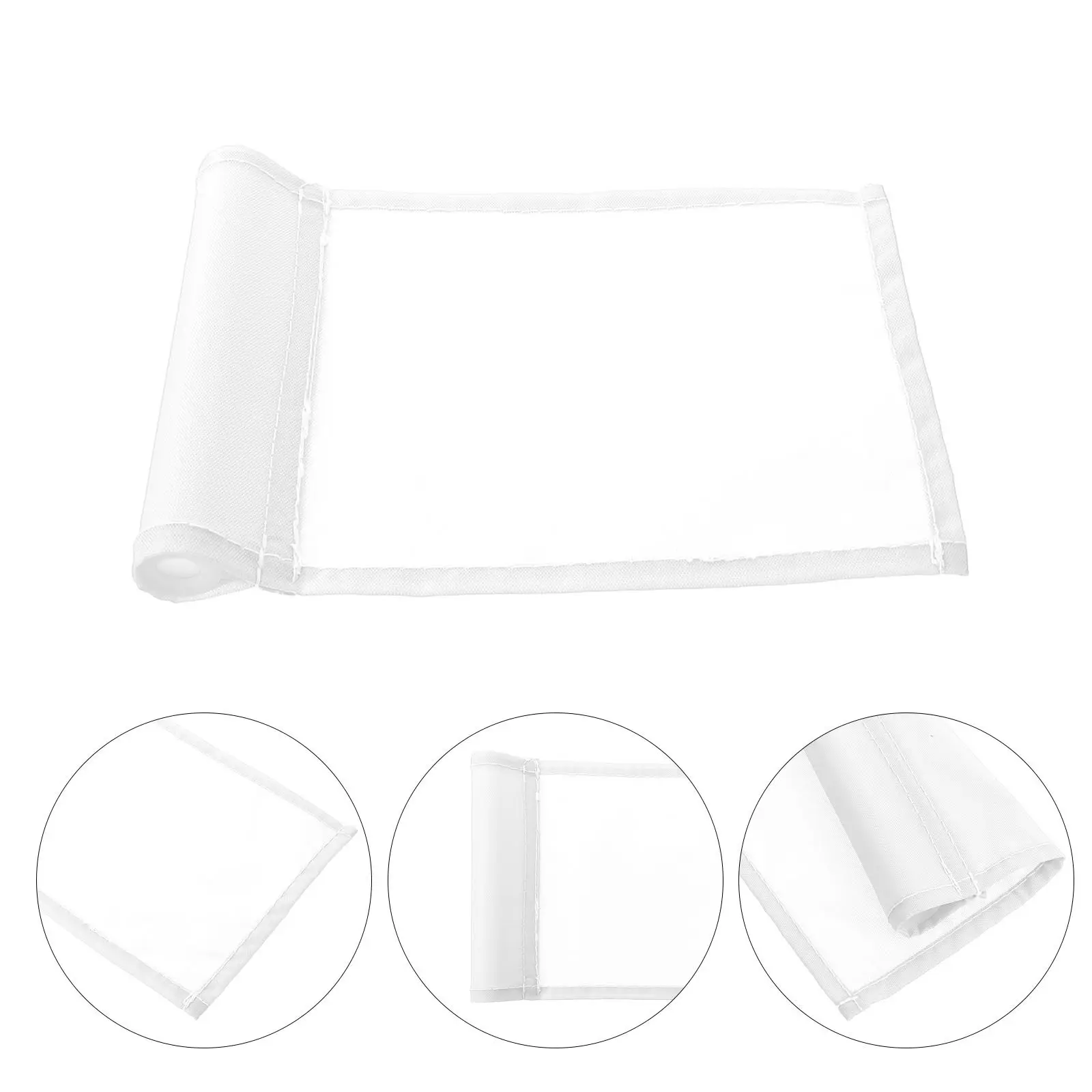 Drapeau de cible de golf haute visibilité en nylon, 3 pièces, pour entraînement de putting en intérieur et extérieur, 8,2x6,3 pouces