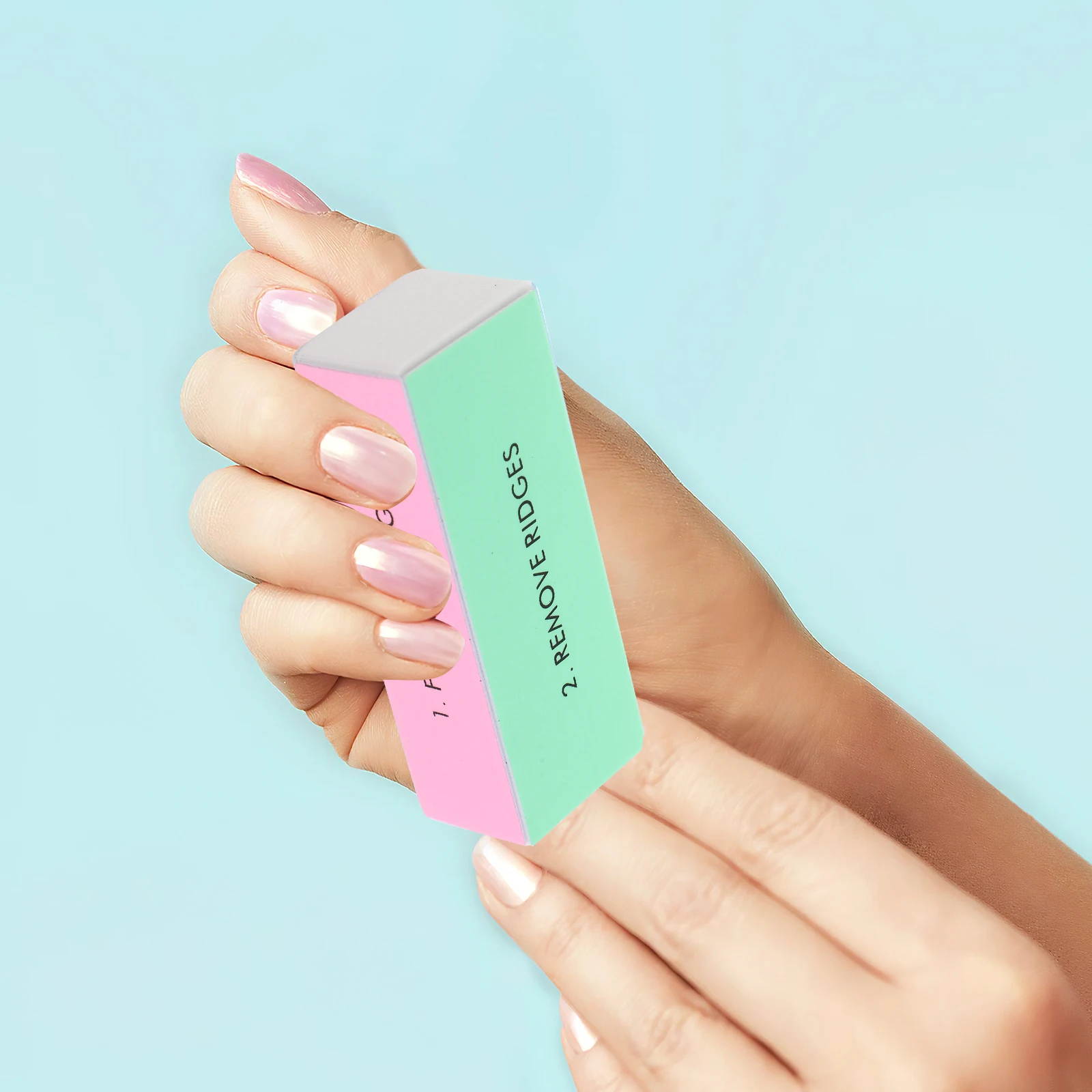 

10pcs Way Sponge Nail Files Nail Block Buffing Blocks 9x3 6x2 6cm Sandpaper Tools For Natural False Nails