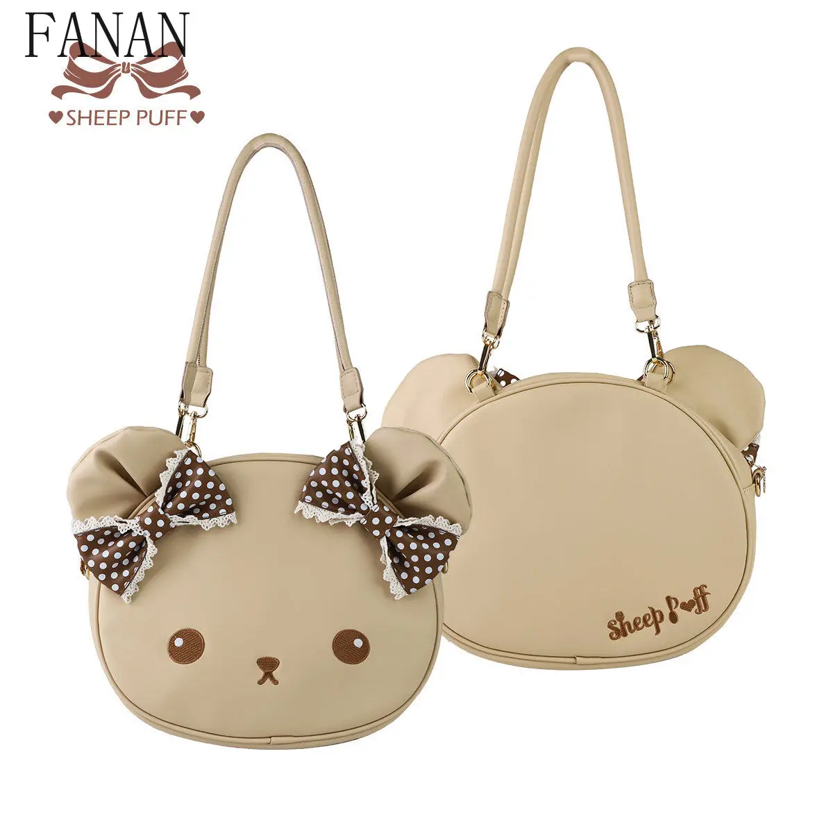 

Fashion Casual Handbag Lolita Shoulder Cute Crossbody Tote Bag Sweet Top-Handle Bags 2026 New Women's Handbags