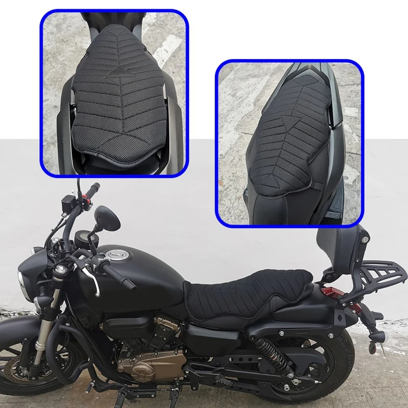 Motorcycle Cushion Cushion Cover Shock Absorbing Sunscreen Waterproof Breathable Heat Dissipation Accessories