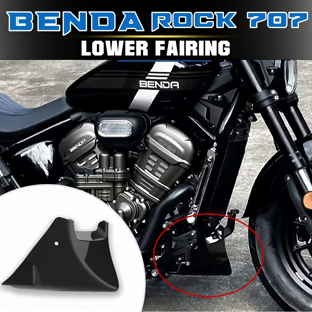 

For BENDA ROCK 707 Modified Under Cowl Skid Plate, Motorcycle Lower Cover Accessories
