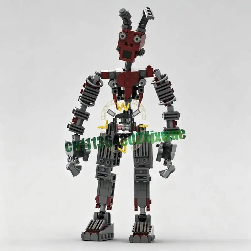 293PCS Animatronic Robot Figure MOC Model Custom Puzzle Creative Building Blocks DIY Assembly Toy Collectible CollectionGifts
