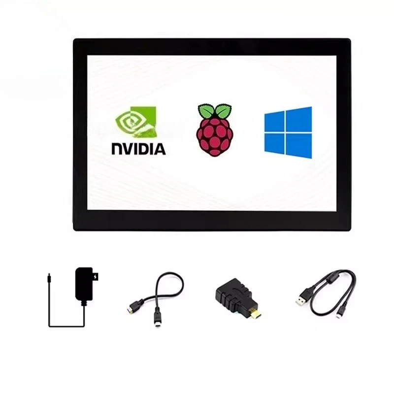 

13.3 Inch HDMI Capacitive Touch Screen 1920×1080 IPS Display with Case Stand for Raspberry Pi/Jetson Nano/Windows/PS4/Switch