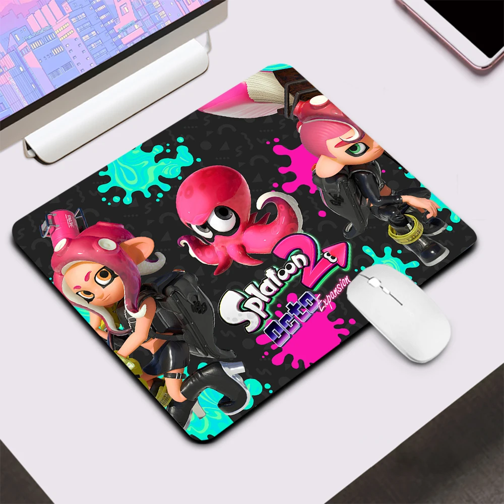 Splatoon 2 Small Gaming Mouse Pad Computer Office Mousepad Silicone Keyboard Pad Desk Mat PC Gamer Mouse Mat XXL Laptop Mausepad