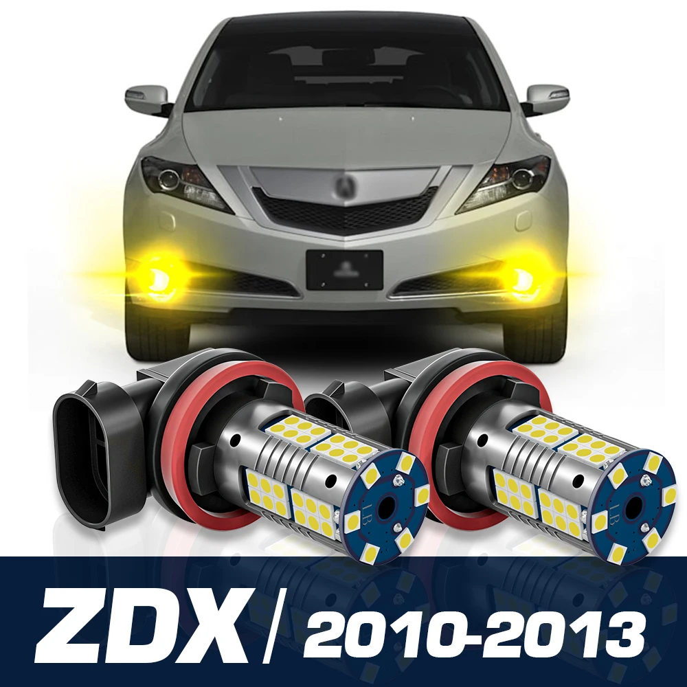 

2pcs LED Fog Light Lamp Blub Accessories Canbus For Acura ZDX 2010 2011 2012 2013