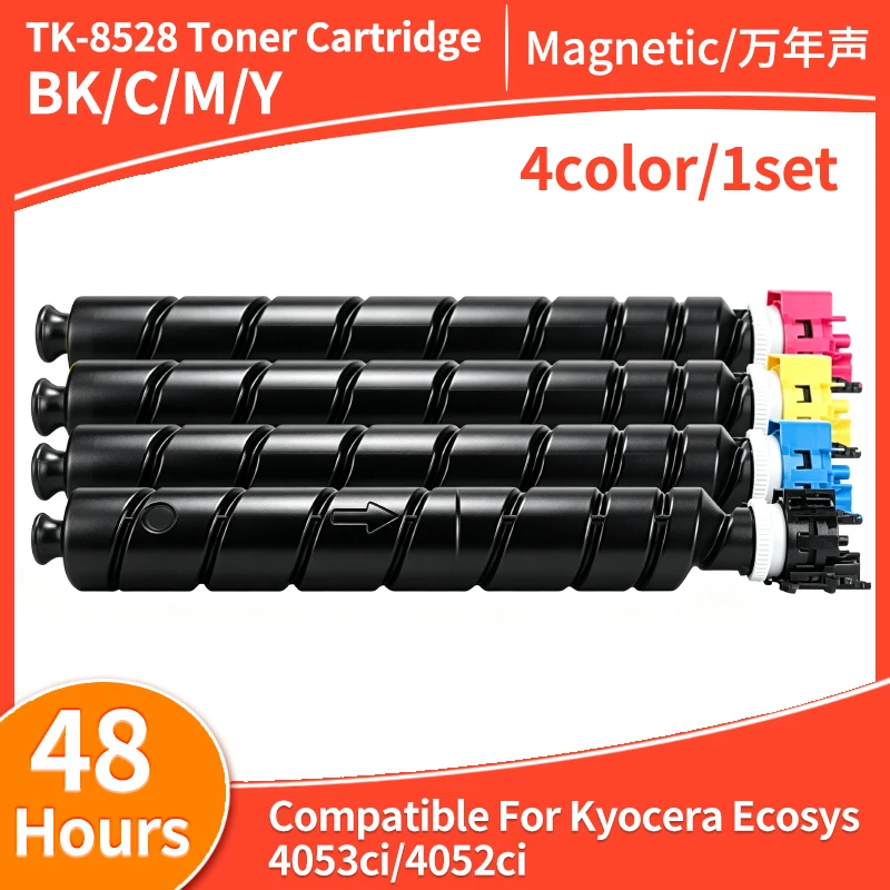 1PCS TK8528 TK 8528 TK-8528 Toner Cartridge Compatible For kyocera TASKalfa 4052ci 4053ci Copier Toner Cartridge Powder 4color