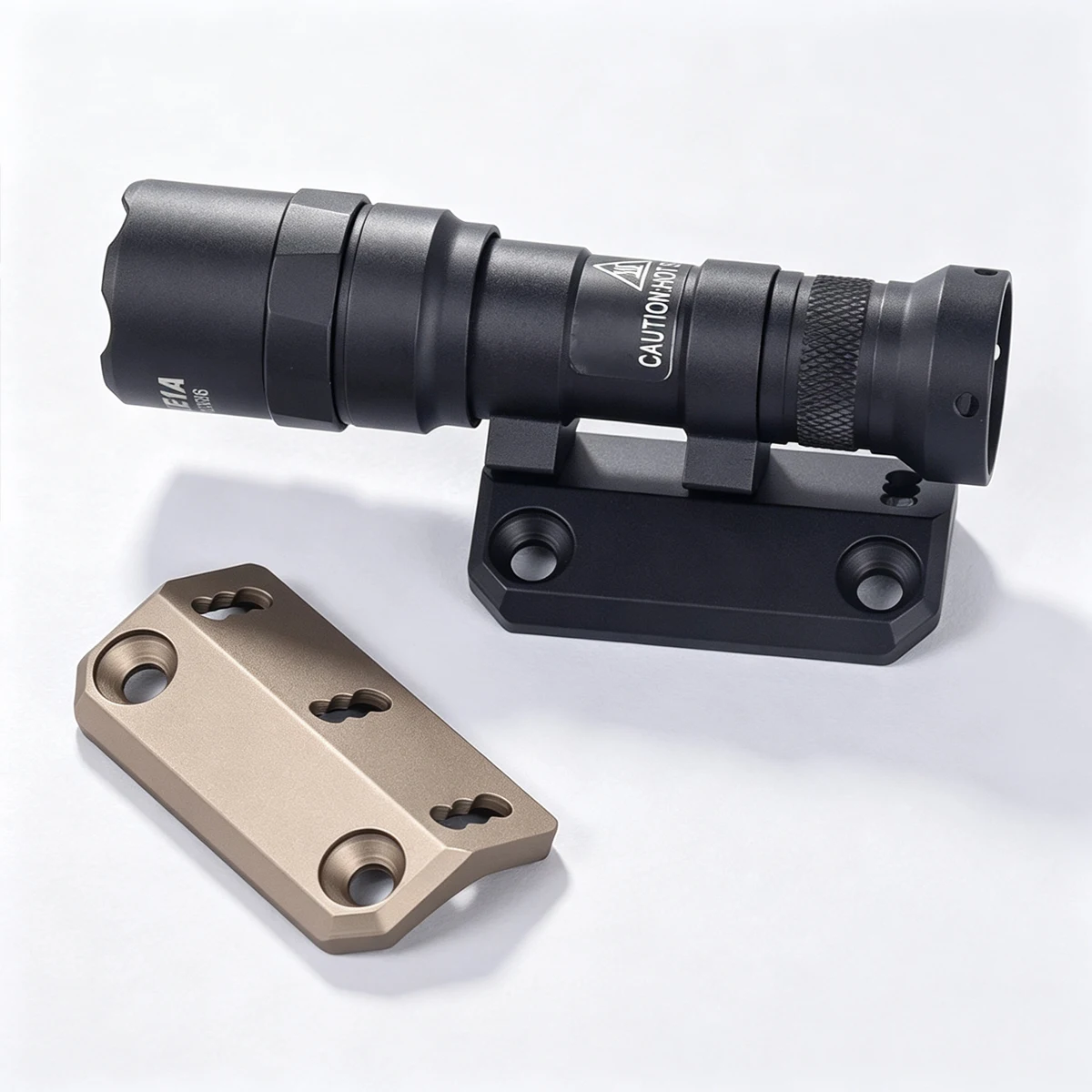 Taktische ARIS Serie Surefire M300 M600 Offset Scout Mount M-LK Keymod CNC SMR Schienenbasis Airsoft Taschenlampe Jagdzubehör – Detail 4