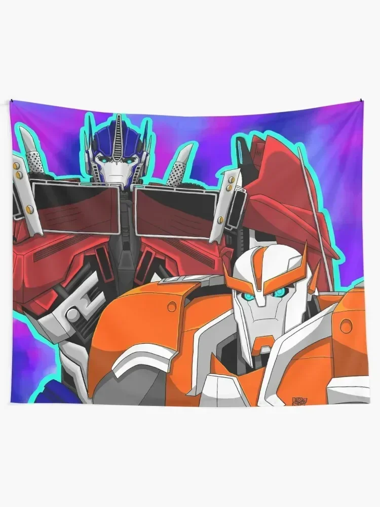 TFP Optimus and Ratchet - Independent Artist Work Tapestry Wall Art Mushroom Tapestry