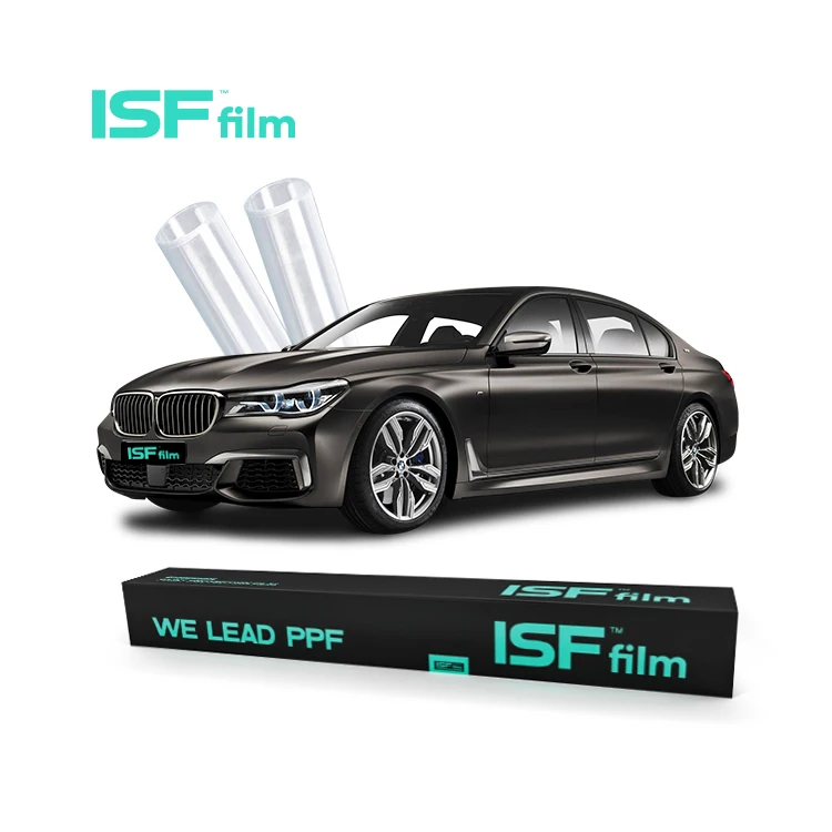 ISF self healing wholesale automobile invisible surface protective transparent full body roll tpu ppf paint protection film