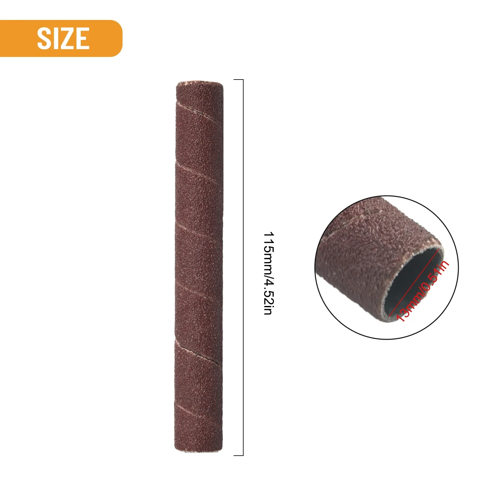 1Pcs Sanding Drum Sleeves Sandpaper 4.5