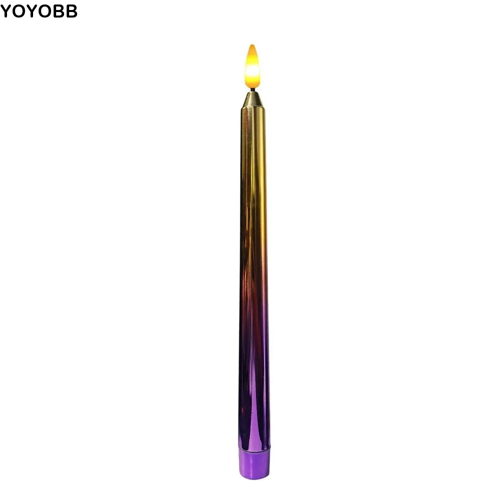 Long Pole LED Electronic Candles Remote Control Ambient Lighting Flameless Candles Battery Operated Table Decor Candles