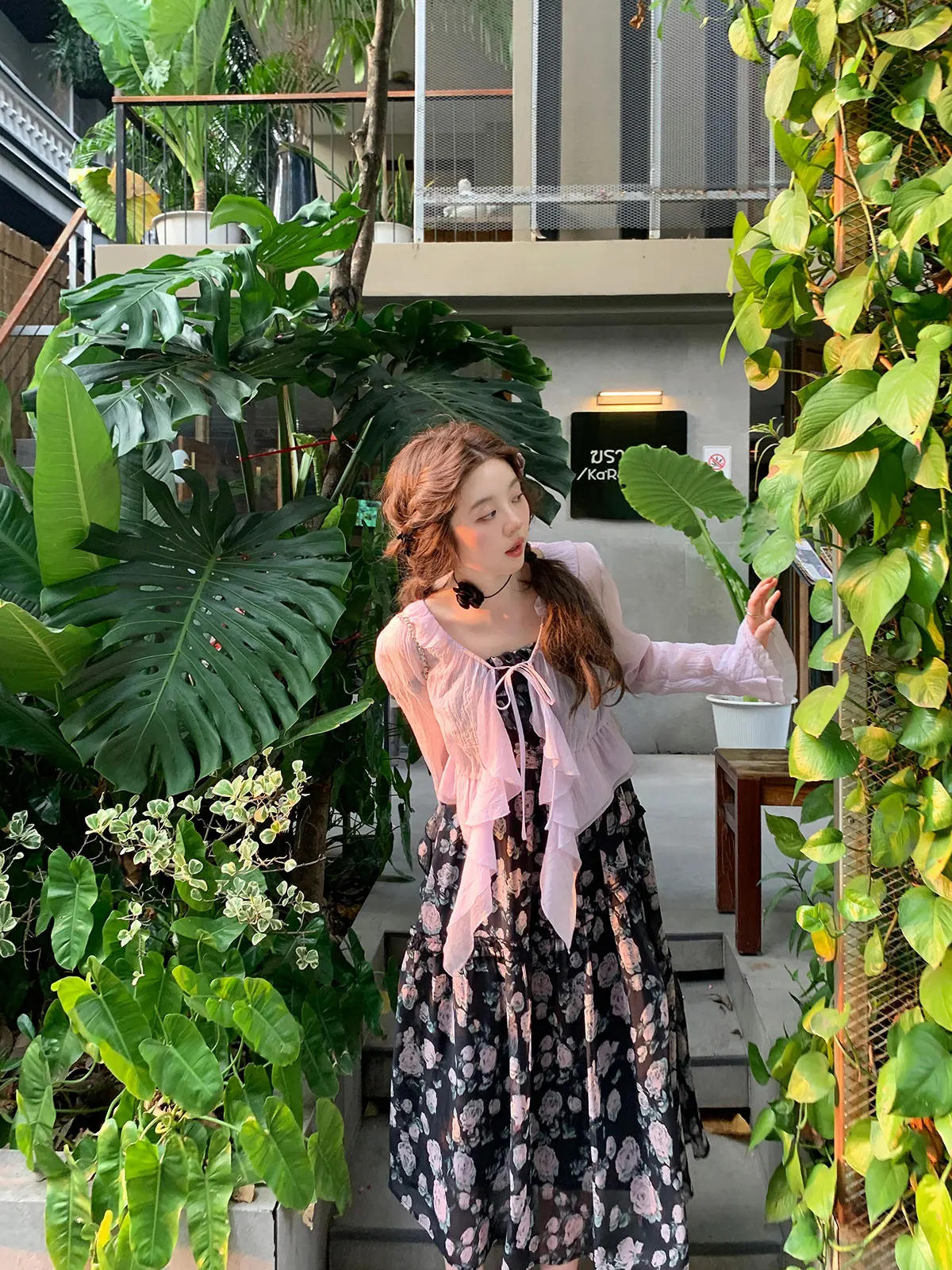 

Ретро-юбка А-силуэта с принтом роз, больших размеров, для лета, повседневная, из полиэстера, средней длины, на одно плечо