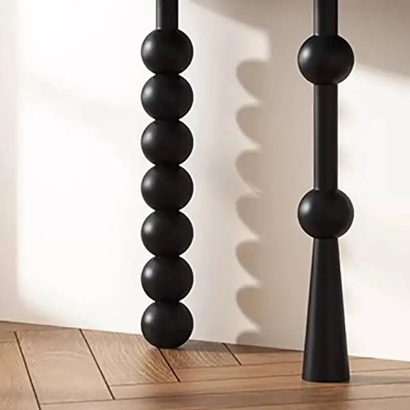 Black Narrow Console Table Kawaii Elegant Design Minimalist Console Table Trendy Luxury Console Meuble Living Room Furnitures image 4
