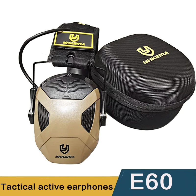 

E60 tactical headsets. Hunting shooting earmuffs. Electronic hearing protection noise-cancelling headphones