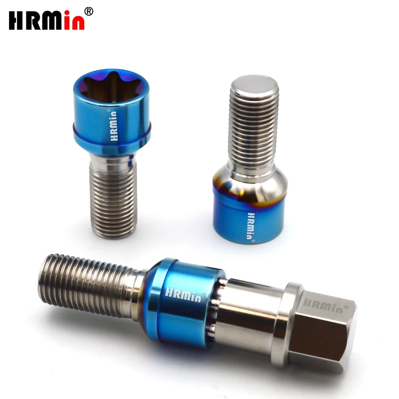 

HRMin Gr.5 титановый болт с шаровым сиденьем Torx, титановый болт M14*1,5*28-45 мм для гоночного автомобиля VW AUDI