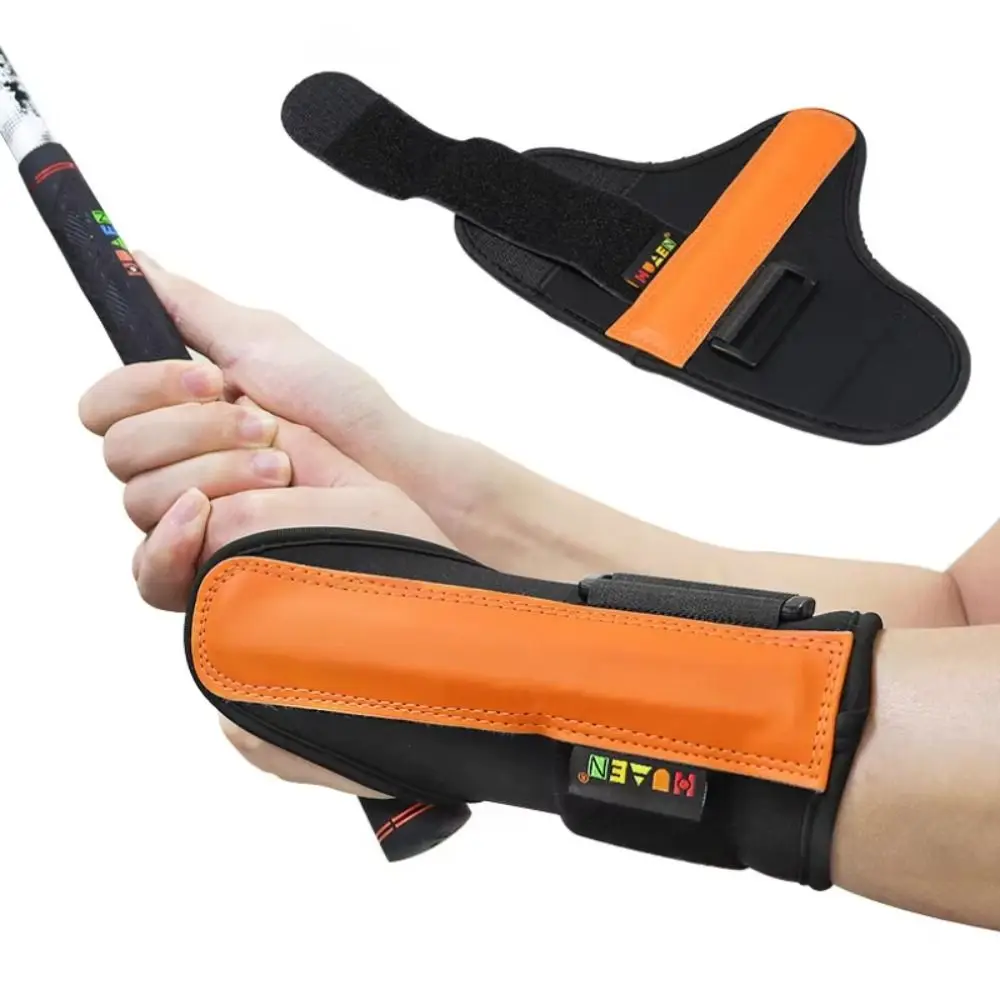 

Hand Movement Golf Wrist Brace Gesture Alignment Training Aids Golf Pose Corrector Wrist Protector PU Material