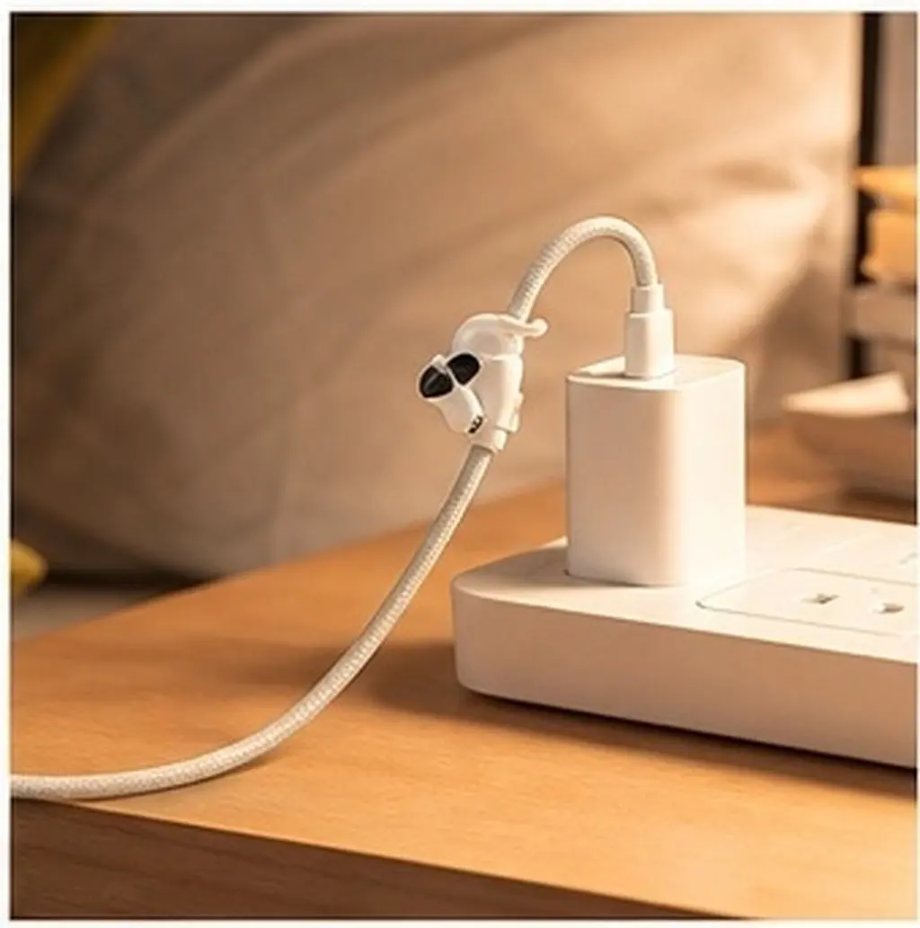 Dog Charging Cable Animated Moving Puppy Data Cable Fast Charge USB to Type Sync Cord Cute Desk Accessories