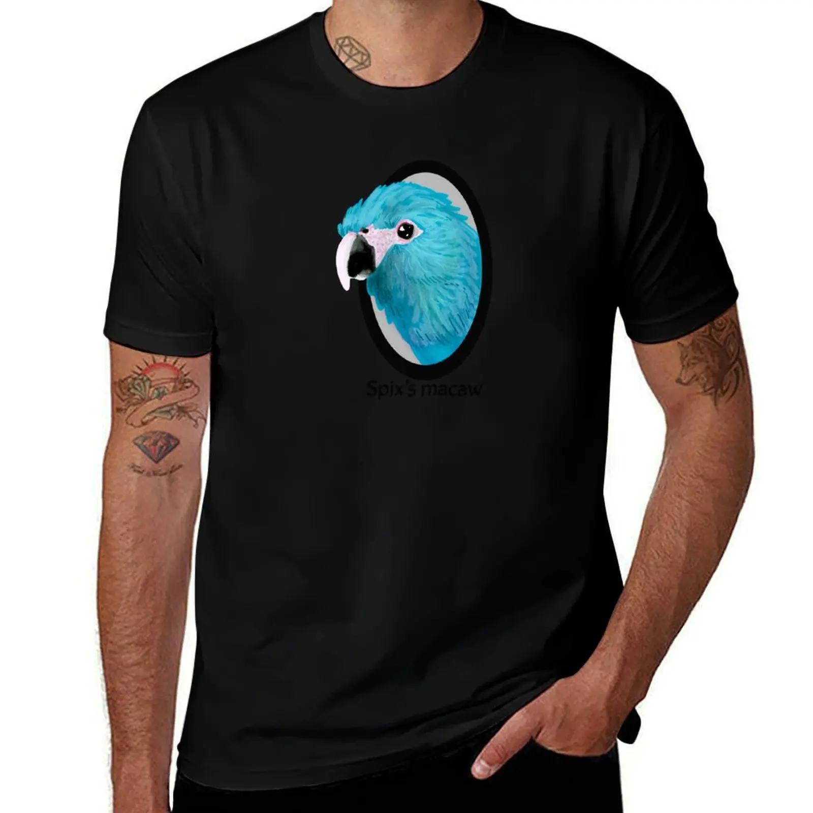 

Spix's macaw T-Shirt essential t shirt anime t shirts oversize T-Shirt