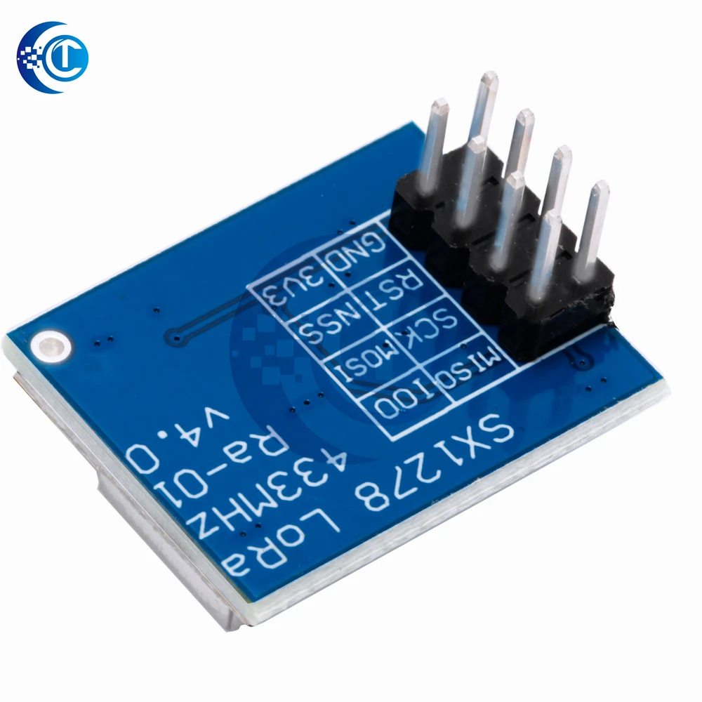 Moduł bezprzewodowy LoRa SX1278 RA-01 RA-02, wykorzystujący technologię rozszerzonego spektrum, 433 MHz, z interfejsem szeregowym SPI i anteną, przeznaczony do Arduino. — zdjęcie produktu 3
