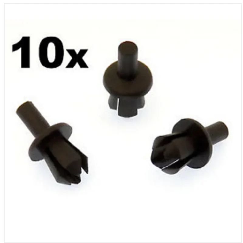 10x For BMW E39 5mm Plastic Expanding Rivet Clips for Front Wheel Arch Liner /Lining