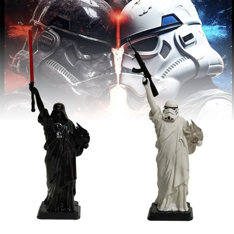 Star Wars Freedom Fighter Peaceful Warrior Anime Figurine Statue Action Figure Collectible Model Toy Ornament Desktop Decoration