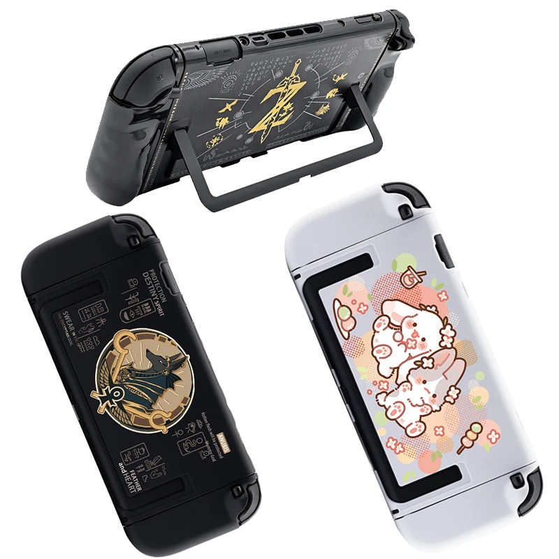 

Black Egypt Anubis Protective Case for Nintendo Switch 2 2025 Hard PC Cover Shell Set For Switch 2 Console Game Accessories