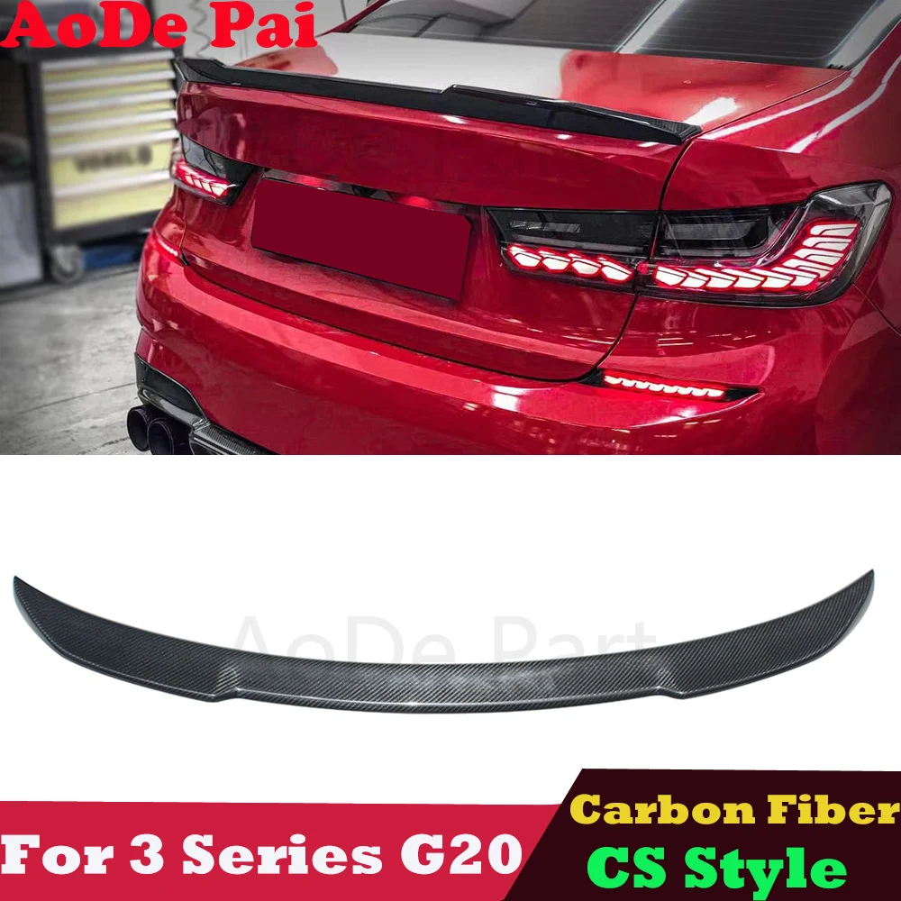 

CS Style Carbon Fiber Rear Boot Trunk Wings Spoiler for BMW 3 Series G20 & M3 G80 2020 2021 M340i