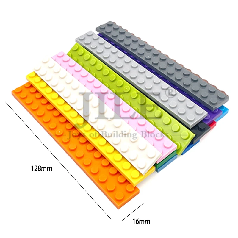20 Stück Moc-Platte 2x16 4282 kurzes Stück DIY kreative Erleuchten Bausteinsteine kompatibel mit Baut Partikelspielzeug zusammen