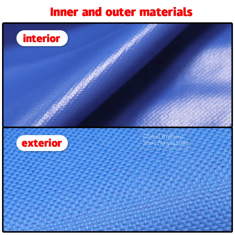 Waterproof 600D 3 Bow Bimini Top Boot Cover No Frame Yacht Boat Cover With Zipper Anti UV Dustproof Cover Marine Accessories