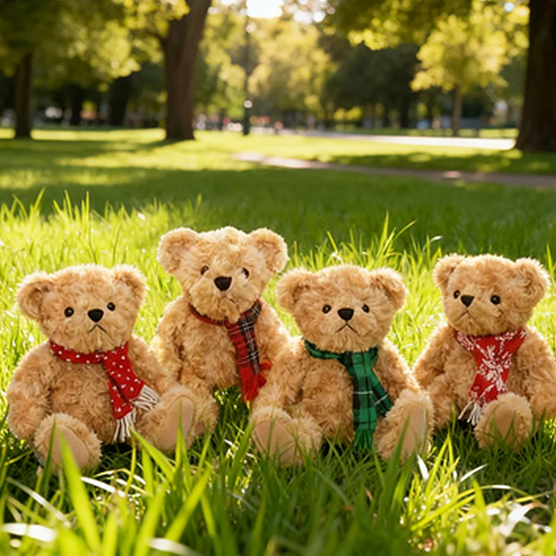 25 cm simpatico orsacchiotto giocattoli di peluche animali morbidi decorazione della casa il compagno di bambini regalo di Natale regalo di compleanno per bambini