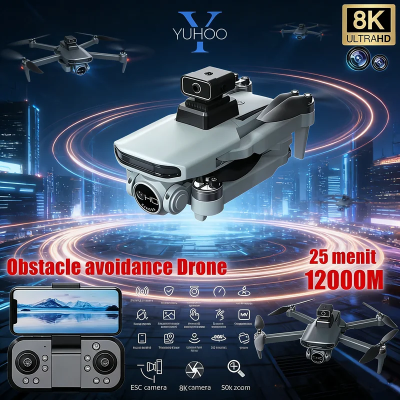 

Новый дрон X37 с профессиональной HD-камерой 8K, бесщеточным двигателем, оптическим позиционированием, 5G Wi-Fi FPV, 360° ° Квадрокоптер с функцией обхода препятствий