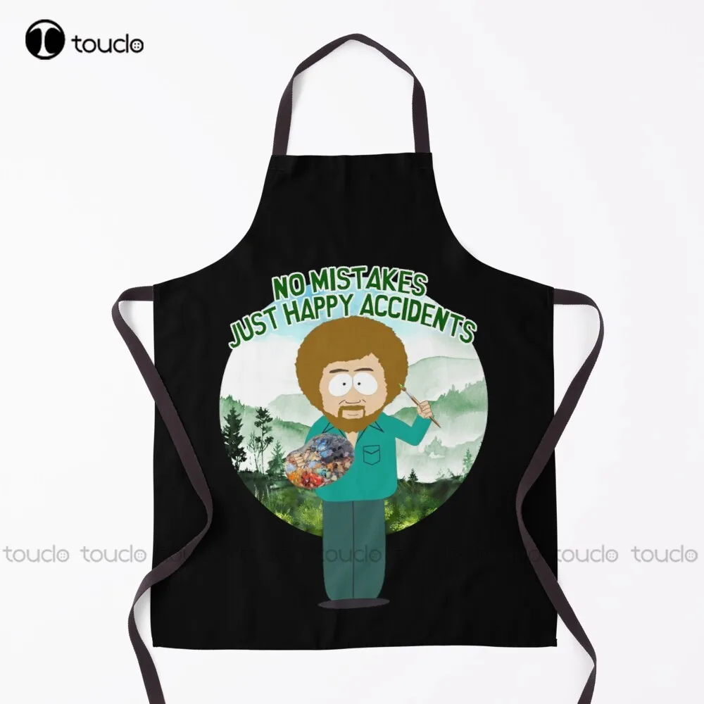 No Mistakes Just Happy Accidents! Apron Kids Apron For Boys Garden Kitchen Customized Unisex Adult Apron Custom Cooking Aprons